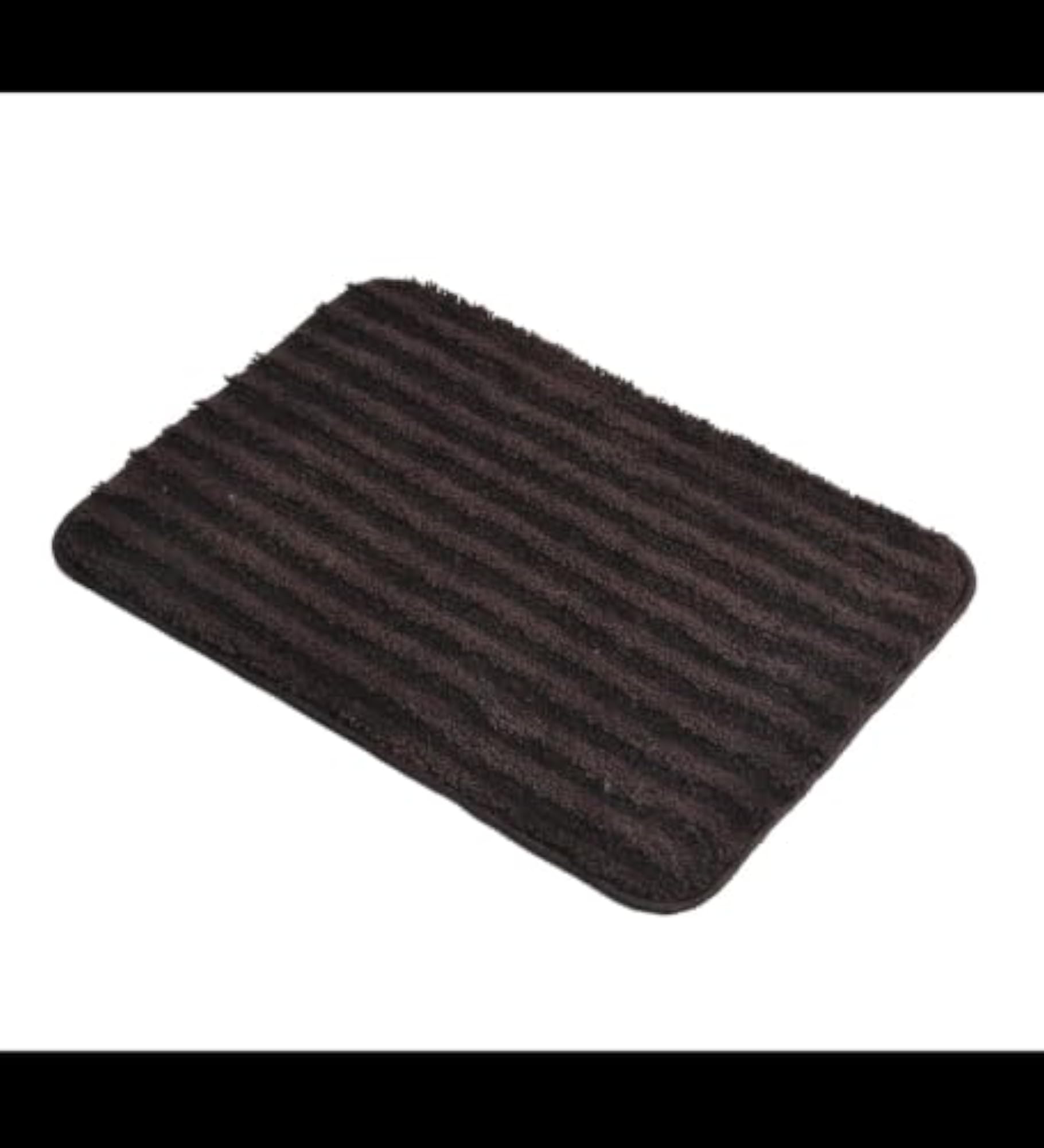 3D Printed Brown Anti-Slip Bath Mat