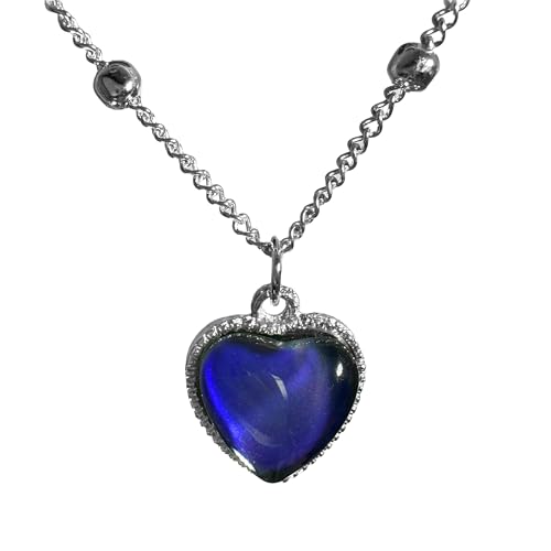 Mejores precios y opiniones de Pelicula solar que Puedes comprar On-line. 29 Collar de las Emociones Cambia de Color - Dije Corazón de Acero Inoxidable para Mujer - Accesorio con Tarjeta con Frase de Película 'Intensamente'