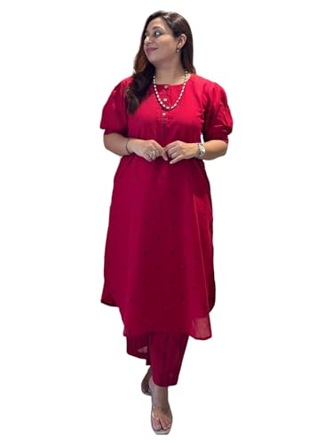 Kurti indien en coton imprimé et ensemble palazzo assorti pour femme