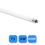 Tubo fluorescente T5 8W, Tipo de luz: luz día 4200K