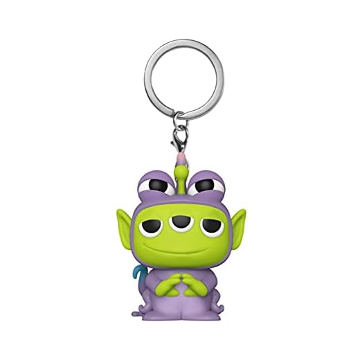 Funko- Pop Keychain: Pixar-Alien as Randall Anniversary Figura Coleccionable, Multicolor, One Size (49605)