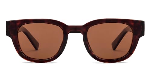 Image of VINCENT CHASE EYEWEAR Polarized and 100% UV Protected | Branded and Stylish Sunglasses | Full Rim Square | Season Essentials | For Men & Women | Large |