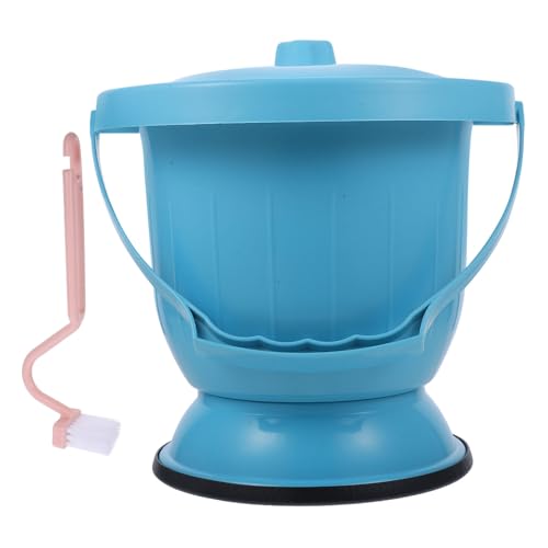 Ipetboom シー携帯用便器 カバー付き スピトゥーン ポータブル大人用トイレ 耐久性プラスチック製 自宅寝室使用に適した小便器