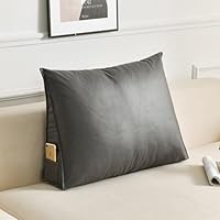 Keilkissen Dreieckig - Lese- Und Rückenstützkissen 80x50x20cm Weiß