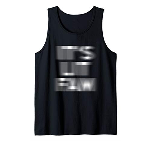 It's Lit Fam blurry EDM Techno DJ Rave Party Festival Tank Top