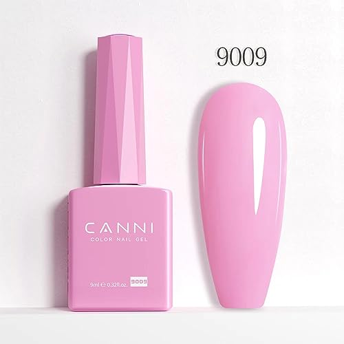 Image of CANNI UV Gel Nail Polish, 1Pcs Gel Polish 9ml Color Nail Polish Gel High Gloss Soak Off U V Gel Nail French Nail Manicure Salon DIY - 9009