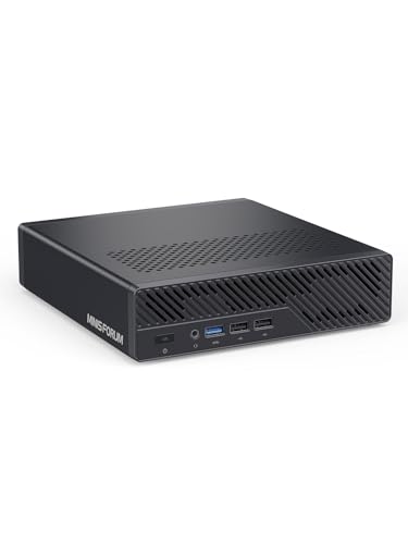 Image of MINISFORUM MS-R1 ARM Mini Workstation with UEFI Boot CIX CP8180 (12C /12T, up to 2.6GHz), 45 TOPS, 64GB ECC LPDDR5 1TB SSD Mini PC, PCIe x16 Slot, 2x 10GbE LAN, HDMI /2xUSB-C Triple Display, VM & Docker