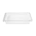 Rubbermaid Commercial Products Polycarbonate Food Storage Box/Tote, 2 Gallon, Clear, for Restaurant/Kitchen/Cafeteria