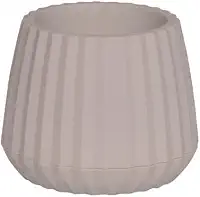 Mor - Vaso Cachepot Wave 15cm Branco Antigo