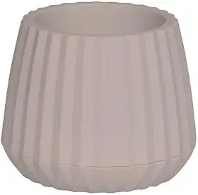 Mor - Vaso Cachepot Wave 15cm Branco Antigo