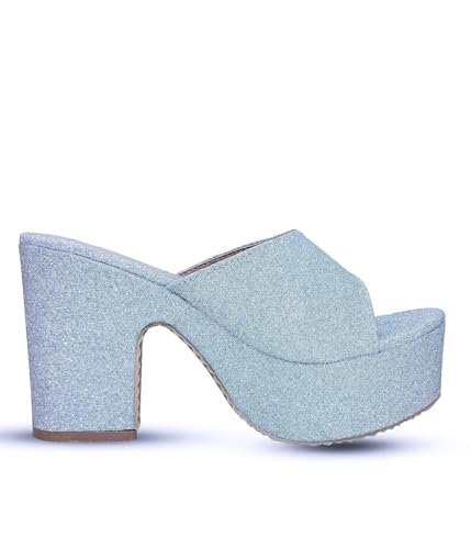 Image of Digni Sandal for Womens Chunky Heel Pump Sandals Party Wedding Strappy Sandals.