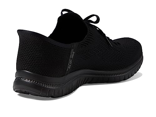 Skechers Women's Virtue-Divinity Sneaker, Black/Black=BBK, 9 Wide