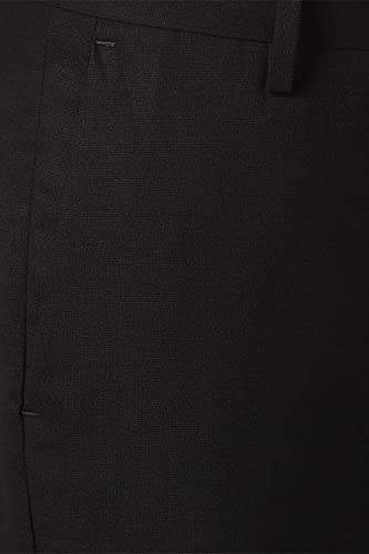 Image of Peter England Men Regular Fit Trouserss(PTF1041601338 Brown 38)
