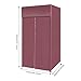 Portable Clothing Store Fitting Room, Folding Fitting Room Portable Dressing Room Freestanding Foldable Changing Room with Curtain for Clothing Shops, Shopping Malls (Pink)