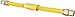 Duratrac Yellow Coated Stainless Steel 3/4" MIP x 3/4" FIP Full Flow (1" OD) Gas Flex Connector (18")