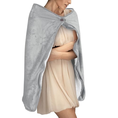 Electric Warming Blanket - 100x70 CM USB Heat Throw, Flannel Cover, Luxurious Comfort | No Battery Worry Lightweight Washable Heating Pad For Home Travel Camping Office Nap Comfort