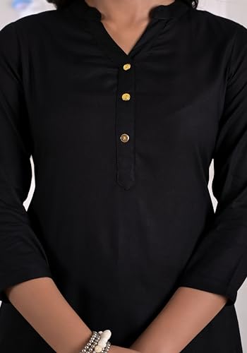 Image of Armiya Rayon Solid Straight Kurta /Kurti for Women & Girls