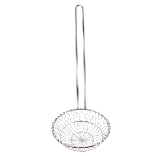 Cabilock Espumadera De Cocina Colador De Cuchara Para Freír Mediana Acero Inoxidable Resistente Uso Doméstico y Profesional Cocción y Fritura
