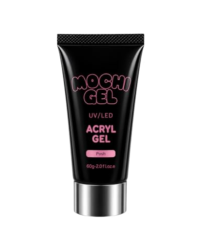 MochiGel UV/LED Acryl Gel Posh Glossy Finish Gel Form 2.0 Fl Oz HEMA Free Odor Free