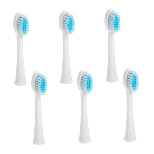 Mipcase 6 piezas Cabezal de Cepillo Eléctrico Recambio Compatible X Q Q X- Suave y Seguro para Encías Vibración Recargable Limpieza Profunda para Adultos