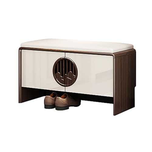 Banc ottoman de rangement pour chambre et entrée au design épuré