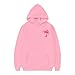 Pink Pink Hoodie,Meet Me at The Ocean Hoodie Girls Cute Preepy Graphic Sweatshirts Kids Clothes Y2K Tops with Pockets