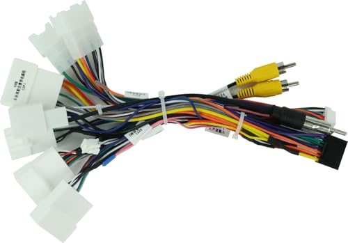 Canbus Box and Cable for Toyota Sequoia Tundra Highlander (for Truck with OEM Amplifier and Backup Camera)