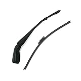 🚖【Haute qualité】 : l'essuie-glace est fabriqué en plastique et en caoutchouc de qualité, avec une finition exquise, il peut être utilisé pendant une longue période. Son design épuré est exquis et haut de gamme.