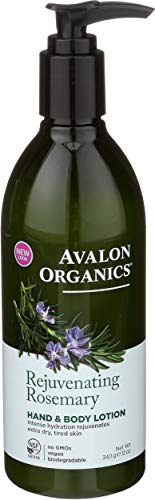 Avalon Organics Rejuvenating Rosemary Hand & Body Lotion, 12 oz. Avalon Organics Rejuvenating Rosemary Hand & Body Lotion, 12 oz.
