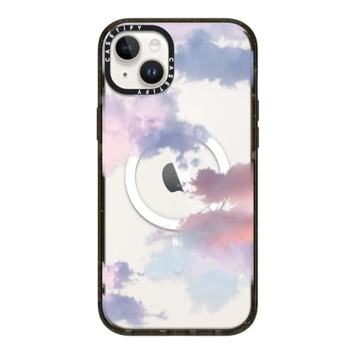 Coque iPhone 14 Plus CASETiFY antichoc noir brillant pour éviter les fissures