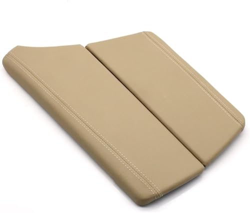 Housse accoudoir BMW Série 5 2010-2017 beige en cuir de console haut de gamme