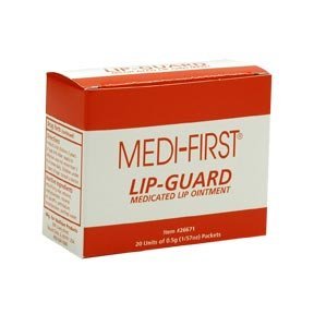 Medique Medi-first Lip-guard Medicated Lip Ointment - Box of 20