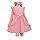 Arshiner Mädchen Kleider Rüschen Ärmel Freizeitkleid Fliege Rippstrick A-Linie Langarmkleid Festliche Herbst Winter Kleid für Kinder 7-8 Jahre Rosa