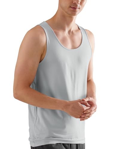 DAMENSCH Neo-Skin Round Neck Vest, Anti-Bacterial, Thermoregulating, Bamboo Spandex Shape Retaining Baniyan for Man, Soft and Sustainable Inner for Men