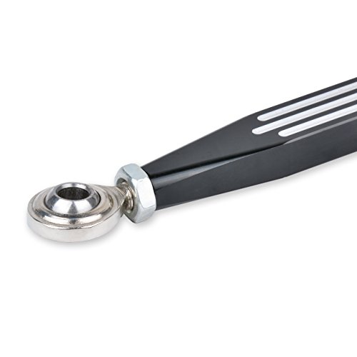 TUINCYN Shift Linkage Lever with Skull Stripe for Harley Davidson ElectraSoftail Road King (1980-2019) Black Motorcycle Gear Lever