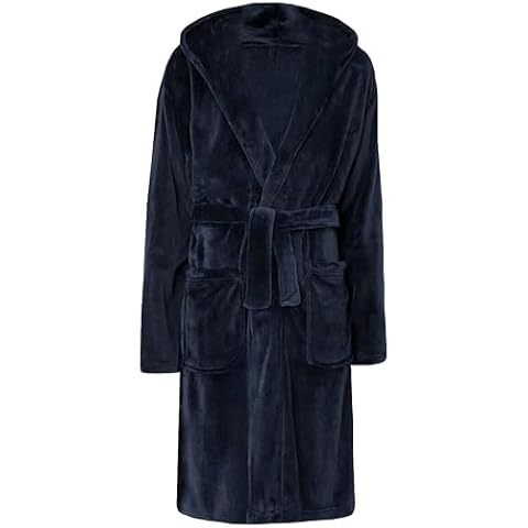 WJL WHISPERING JONES LONDON Hooded Fleece Robe Cover