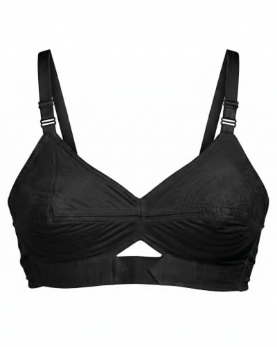 Image of Brida Kavya Xtra Soft Cotton Round Stitch Bra for Women | Full Coverage | Non-Padded | Wireless | Double Layer Support | Heavy Bust | Combo Pack | Colours May Vary