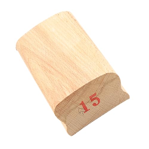 Milisten Bloque De Lijado De De Guitarra Bloque De Nivelación De Trastes De Bajo Redondo Radial Circular Objetivo Luthiers Light Brown De Madera
