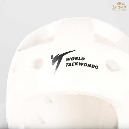 Image of Taekwondo WT Imported Head Guard Karate Martial Arts Helmet Kids Small Size White Color
