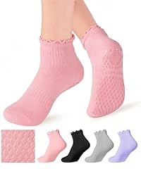 4 Pairs-pink/Black/Grey/Purpe