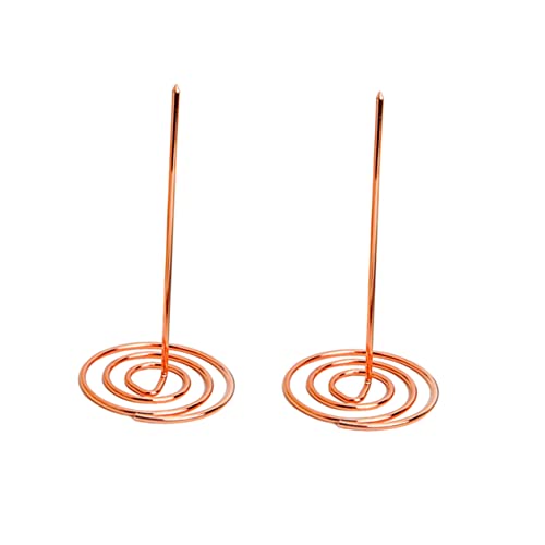 Homoyoyo Office Restaurant Metal Menu Accessory Fork Invoice Holder Receipt Needle Folder for Menu Summons