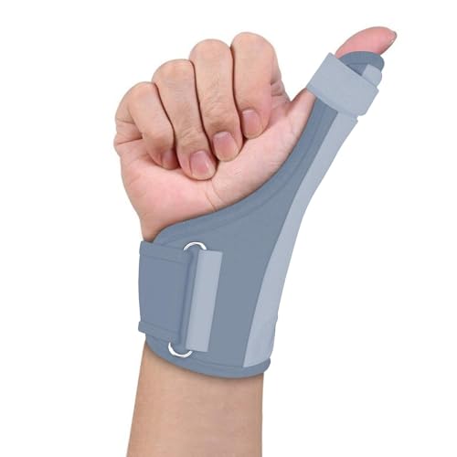 Elove Thumb Brace Spica Splint Support - Neoprene Reversible Thumb Stabilizer for Pain, Sprains, Strains, Arthritis,Tendonitis, Carpal Tunnel & Trigger Thumb Immobilizer [Fits for Both Hands]