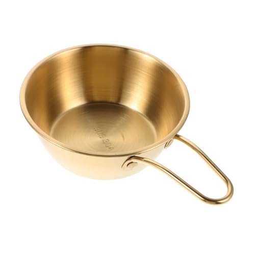 NOLITOY Stainless Steel Shaving Bowl Men's Shaving Foam Cup Handle Beard Comb Razor Brush Holder