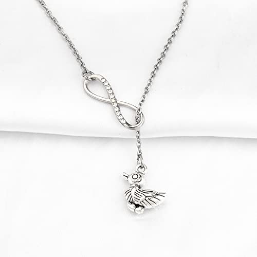 BLEOUK Lucky Duck Necklace Duck Lover Jewelry Friendship Good Luck Duck Charm Friendship Farewell Gift2
