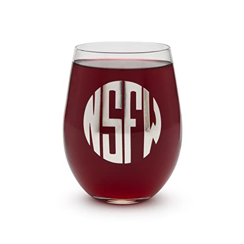 Verres à vin BigMouth FML & NSFW Monogram pour soirées