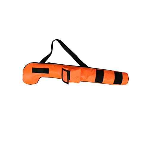 WHAMVOX Golf Club Tote Bag Multifunctional Portable Organizer with Material Strap and Outside Pocket Design for Easy Carrying Orange