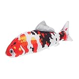 Toyvian Almohada Kawaii Pez Koi Peluche De Comida Decorativo Juguete Educativo