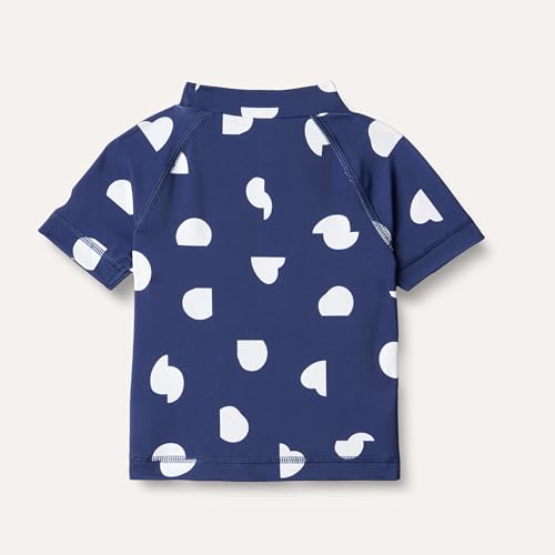 Image of Amazon Essentials Girls and Toddlers' Short Sleeve Slim Fit High-Neck Rashguard T-Shirt