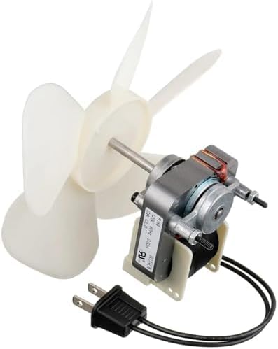 vynsnp 30W Bathroom Vent Fan Motor with fan blade and power plug