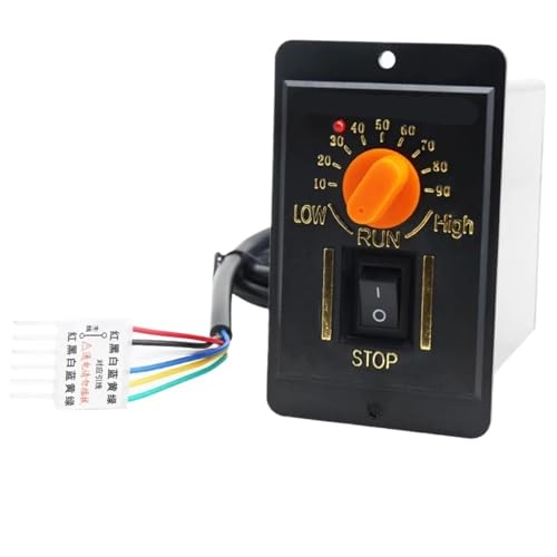 Contrôleur de vitesse de moteur AC 220V 60W US-52 à 6 broches